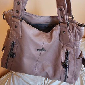 Angel Kiss Mauve Shoulder Bag/Purse